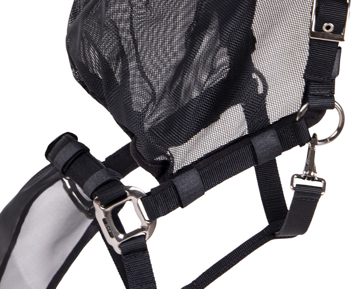 Halster-vliegenkap combi met oren