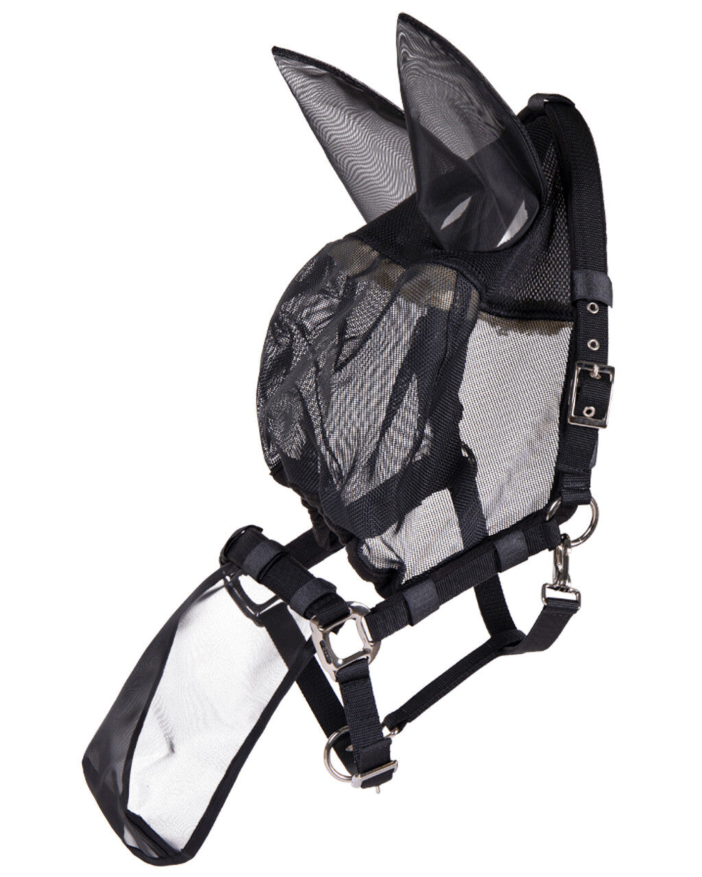 Halster-vliegenkap combi met oren