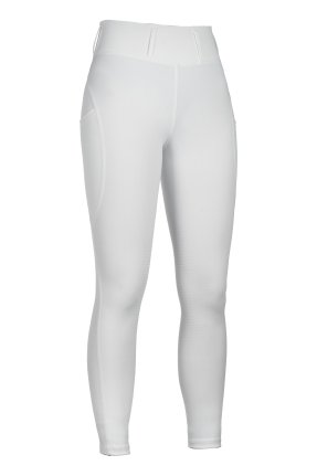 Riding leggings -Jil High Waist- sil. knee patch