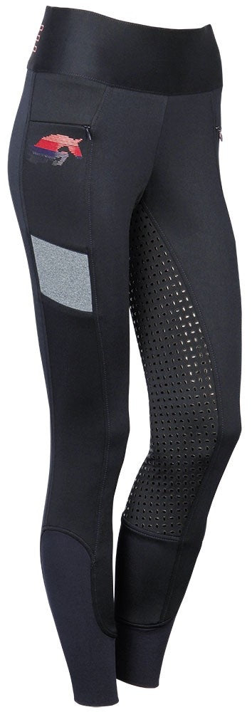 Reithose Equitights Just Ride Pink Full Grip