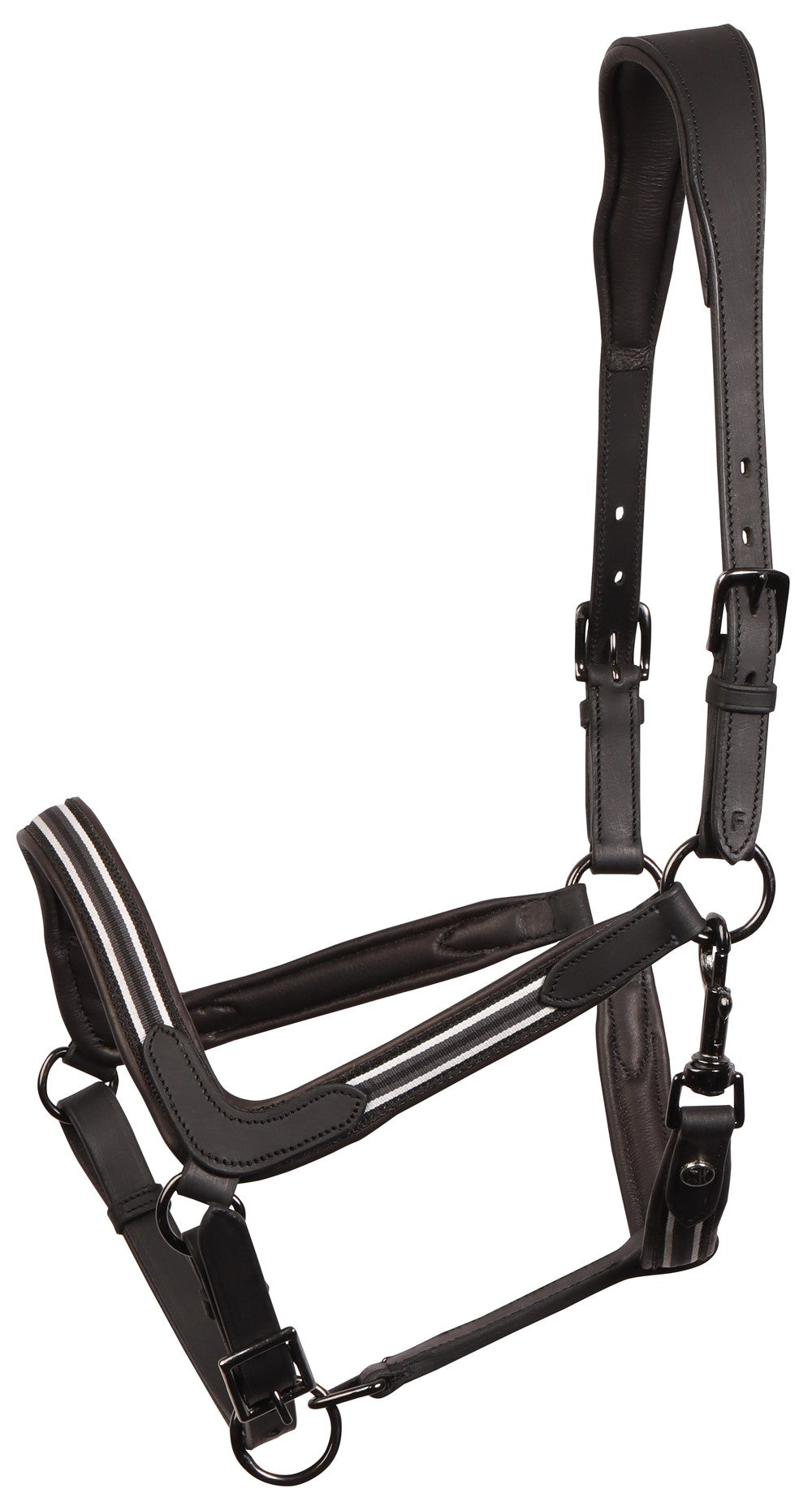 Halster leder Braided