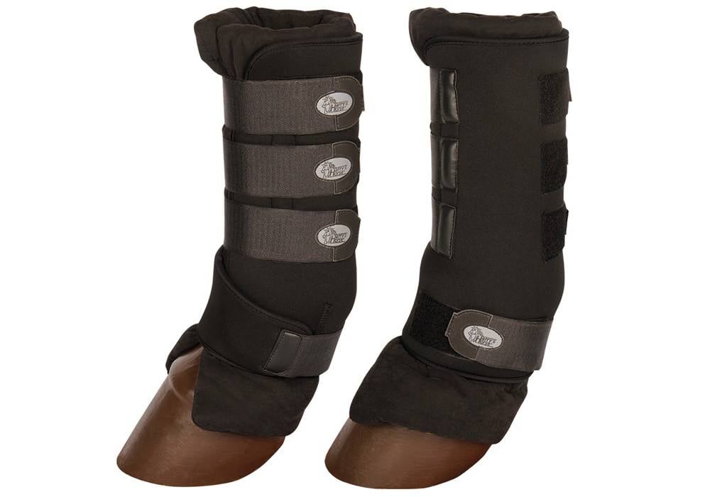 Beinschützer gefüttert