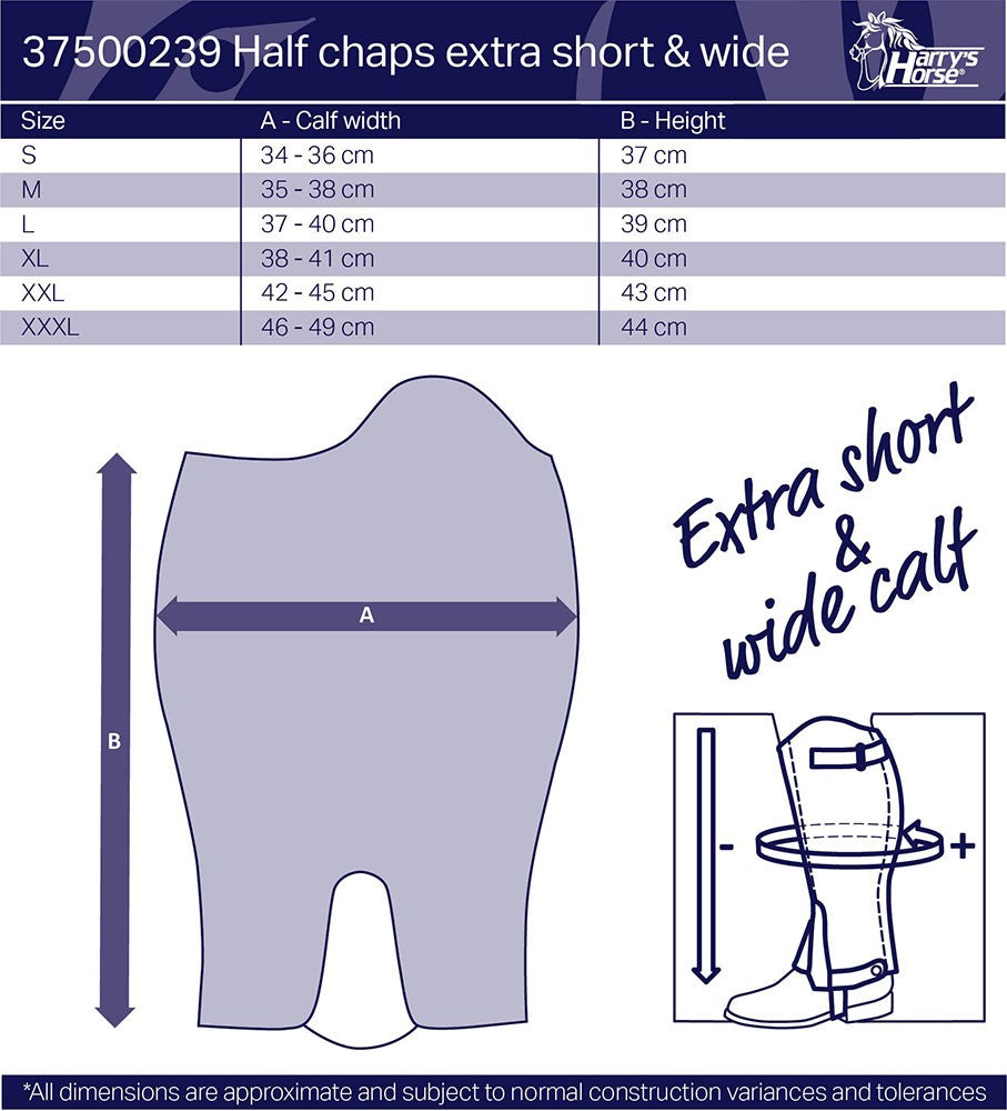 Mini-Chaps Amara Kurz und Weit