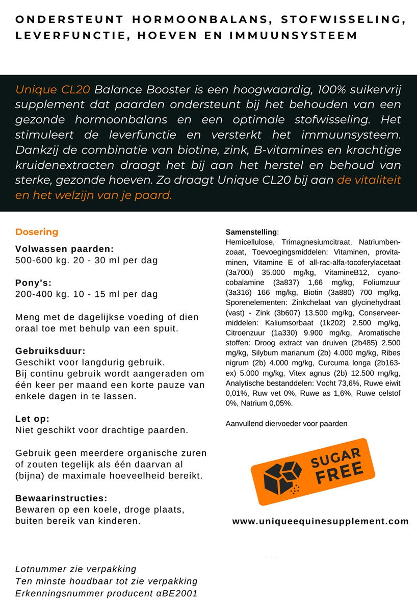 Unique CL20 Balance Booster