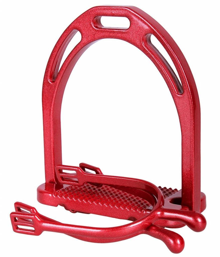 Steigbügel Aluminium Metallic