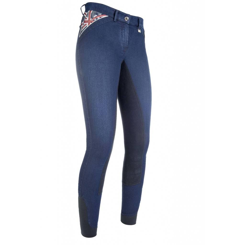 Reithose Denim -Global Team- 3/4 Alos Besatz