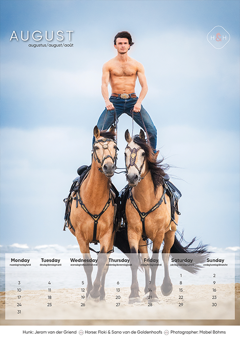 Horse and Hunk kalender 2026
