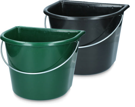 Eimer mit flacher Seite