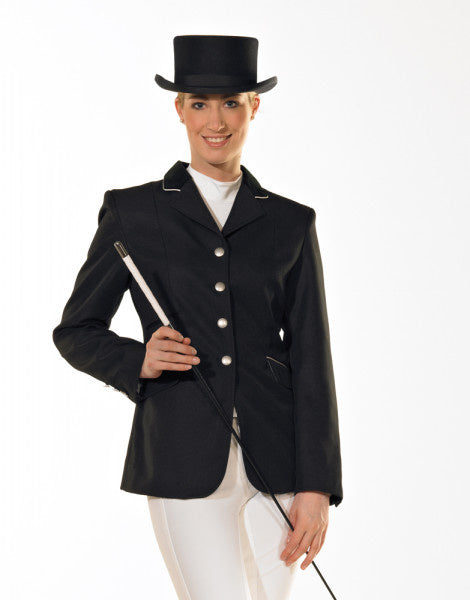 Damenreitjacke mit Samtkragen