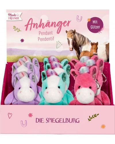Pluche sleutelhangers Horse friends