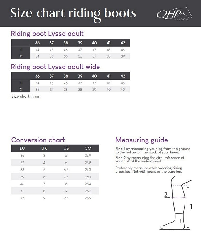 Rijlaars Lyssa Adult wijd