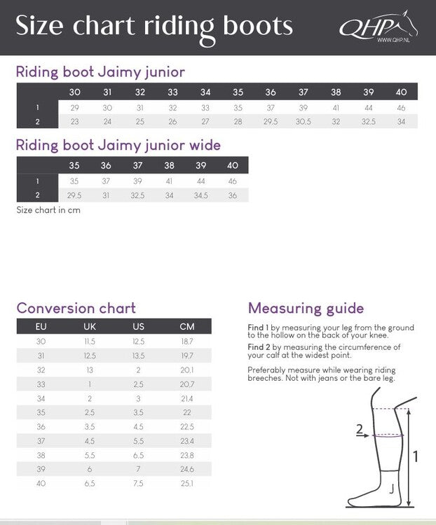 Reitstiefel Jaimy Junior breit