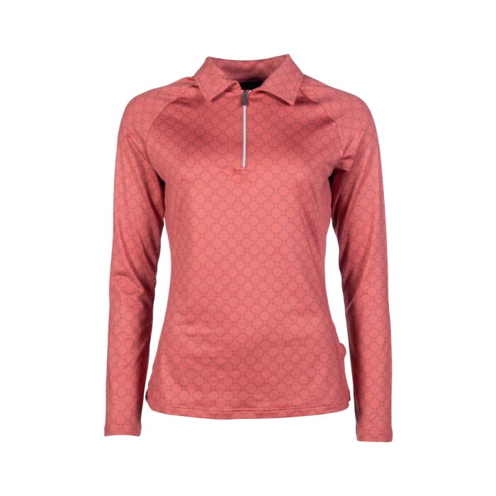 Functional shirt -Rosewood Allover Print