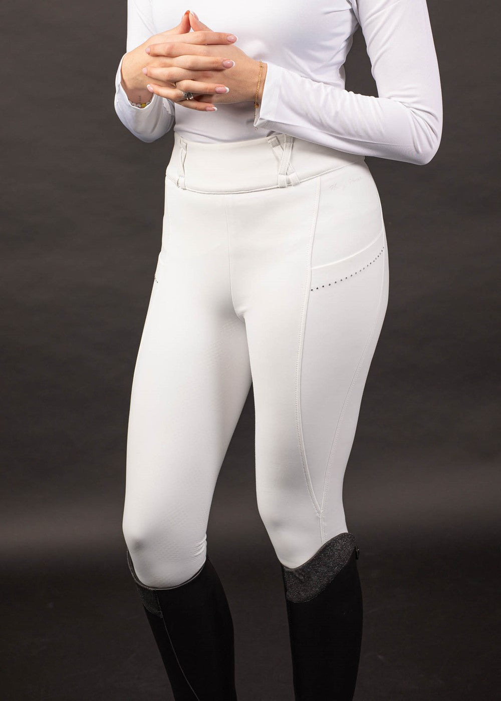 Rijbroek Equitights Competition Crystal Full Grip