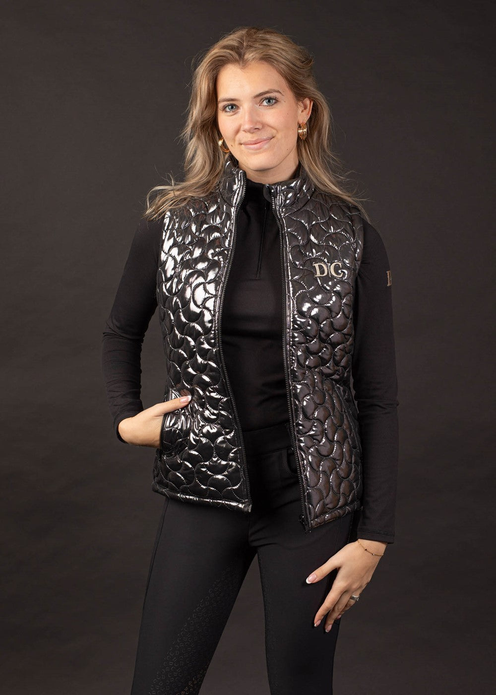 Reversible Bodywarmer Denici Cavalli Stardust