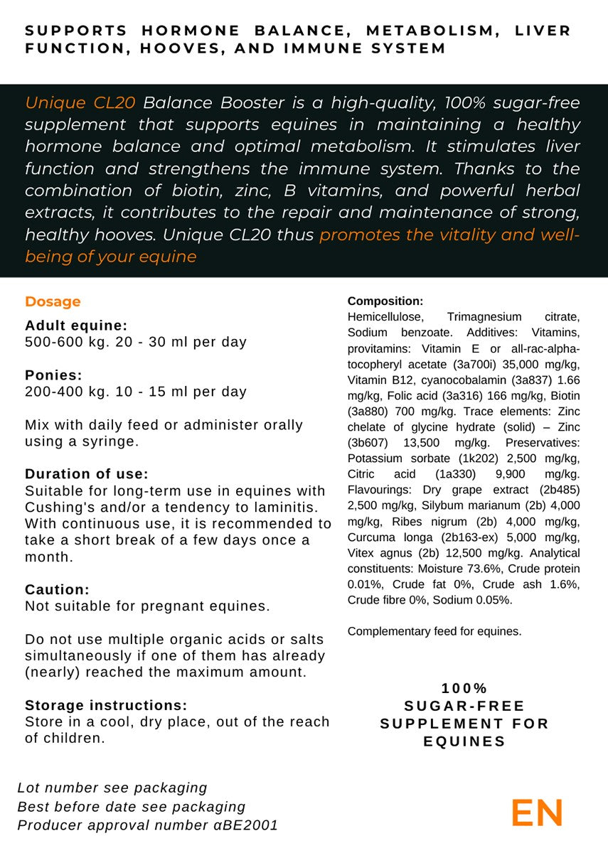 Unique CL20 Balance Booster