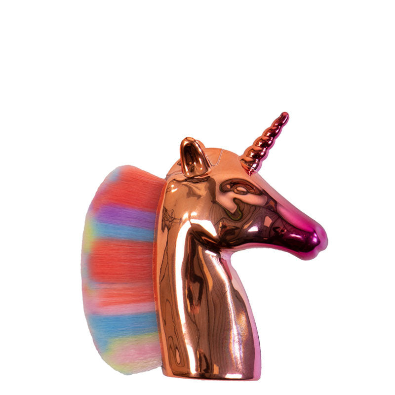 Leuke hoofdborstel in de vorm van een unicorn
