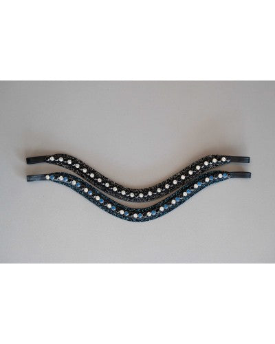 HB Showtime frontriem Rocky glitter