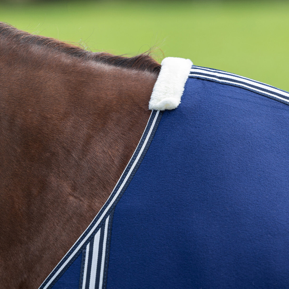 Deken fleece basic met singels