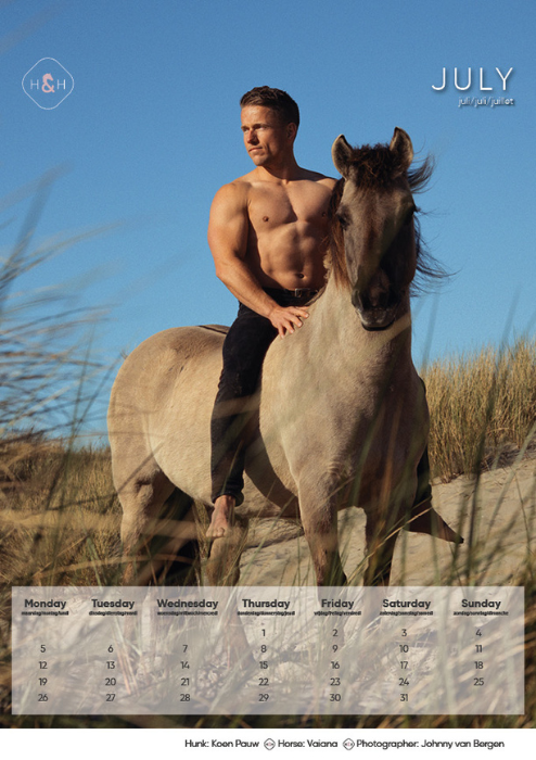 Horse and Hunk kalender 2027