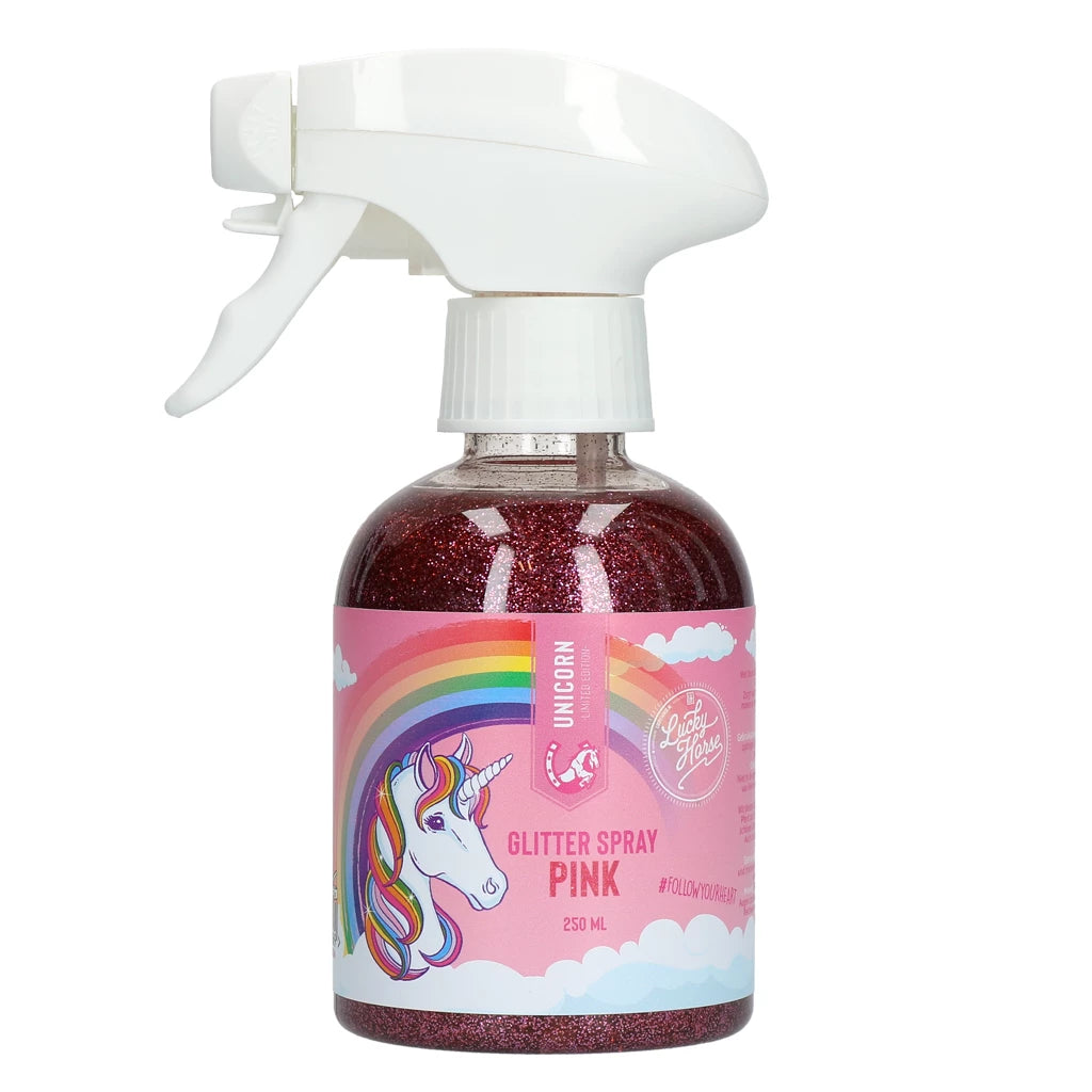 Lucky Horse Einhorn Glitzerspray Grün