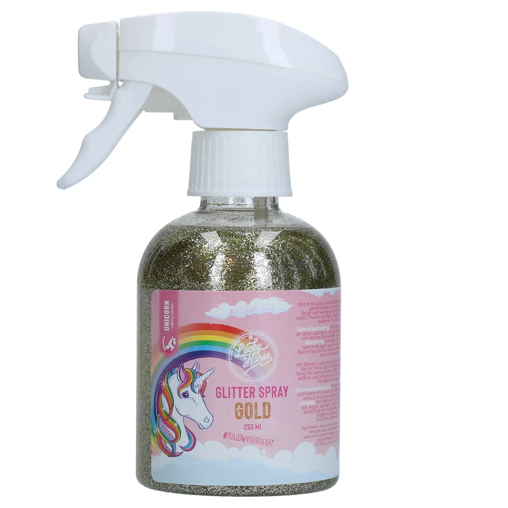 Lucky Horse Einhorn Glitzerspray Grün